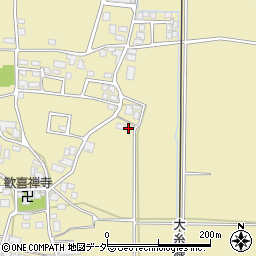 長野県安曇野市三郷明盛2491周辺の地図