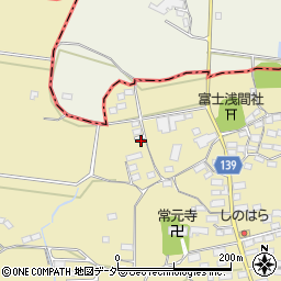 長野県佐久市常田466-3周辺の地図