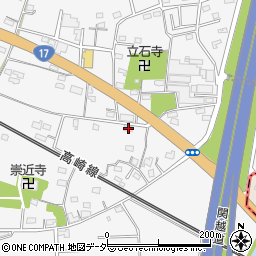 群馬県藤岡市立石1276周辺の地図