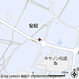茨城県笠間市安居3100周辺の地図