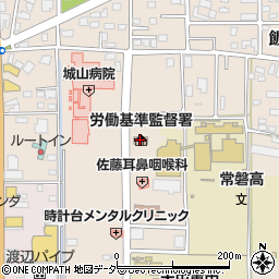 群馬労働局　労働基準監督署太田周辺の地図