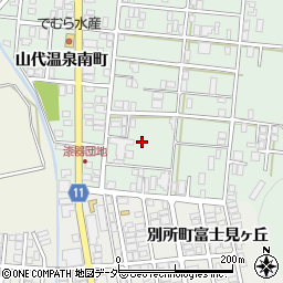 石川県加賀市山代温泉ホ周辺の地図
