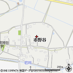 茨城県笠間市市野谷1177周辺の地図