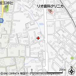 群馬県藤岡市立石487-30周辺の地図