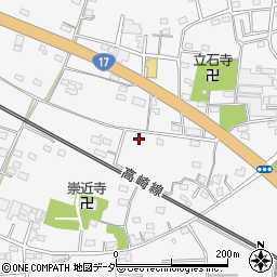 群馬県藤岡市立石1289-1周辺の地図