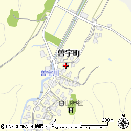 石川県加賀市曽宇町ヲ11周辺の地図