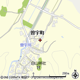 石川県加賀市曽宇町ヲ13周辺の地図