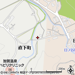 石川県加賀市直下町リ周辺の地図