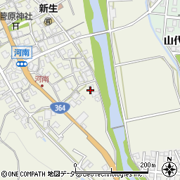 石川県加賀市河南町ヨ周辺の地図