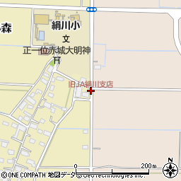 旧JA絹川支店周辺の地図