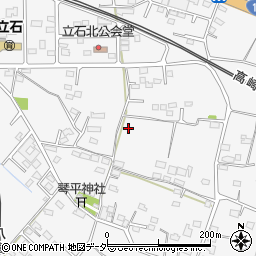 群馬県藤岡市立石周辺の地図