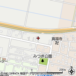 群馬県伊勢崎市境西今井8周辺の地図