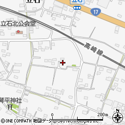 群馬県藤岡市立石1441周辺の地図