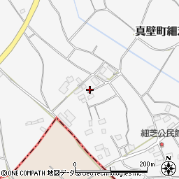 茨城県桜川市真壁町細芝195周辺の地図