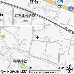 群馬県藤岡市立石1436周辺の地図