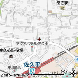 長野県佐久市佐久平駅北10周辺の地図