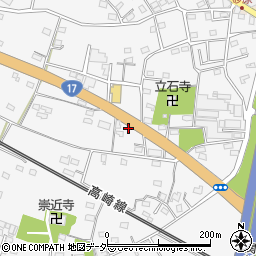 群馬県藤岡市立石1215-3周辺の地図