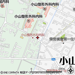 栃木県小山市横倉新田154-3周辺の地図