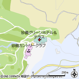 妙義温泉周辺の地図