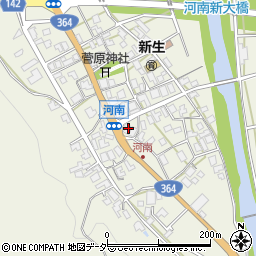 石川県加賀市河南町カ周辺の地図