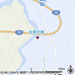 女原大橋周辺の地図