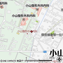 栃木県小山市横倉新田155-15周辺の地図