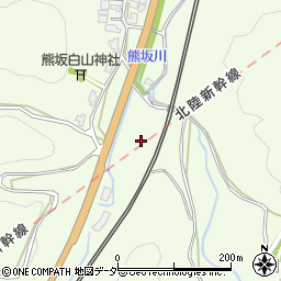 石川県加賀市熊坂町シ周辺の地図