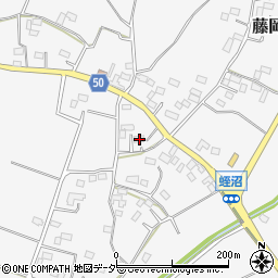 栃木県栃木市藤岡町蛭沼1464周辺の地図