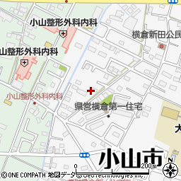 栃木県小山市横倉新田140周辺の地図