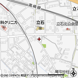 群馬県藤岡市立石780-3周辺の地図