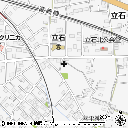 群馬県藤岡市立石1419周辺の地図