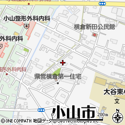 栃木県小山市横倉新田127周辺の地図