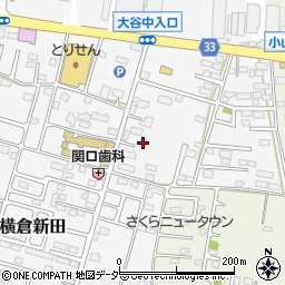 栃木県小山市横倉新田321-1周辺の地図