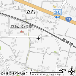 群馬県藤岡市立石1438-2周辺の地図