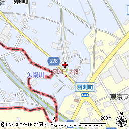 栃木県足利市県町1024周辺の地図
