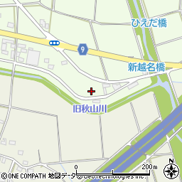 栃木県佐野市越名町41-3周辺の地図