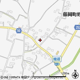 栃木県栃木市藤岡町蛭沼1460周辺の地図