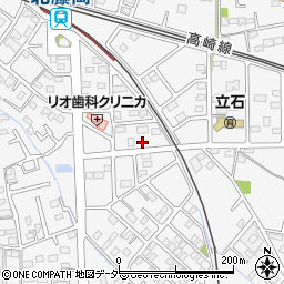 群馬県藤岡市立石800周辺の地図