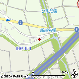 栃木県佐野市越名町14-2周辺の地図