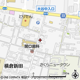 栃木県小山市横倉新田321周辺の地図