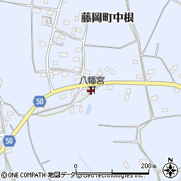 八幡宮周辺の地図