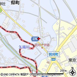 栃木県足利市県町1071-1周辺の地図