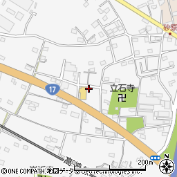 群馬県藤岡市立石1217-1周辺の地図