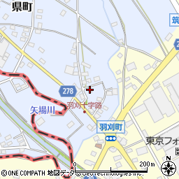 栃木県足利市県町1023周辺の地図