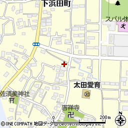 群馬県太田市下浜田町946-3周辺の地図