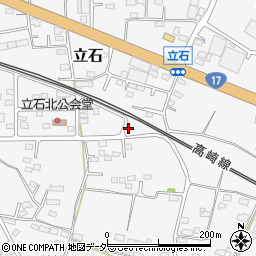 群馬県藤岡市立石1466-1周辺の地図