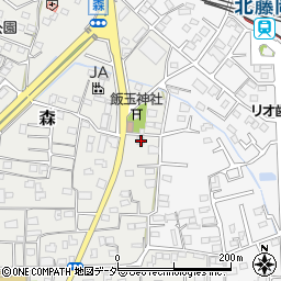 群馬県藤岡市森148周辺の地図