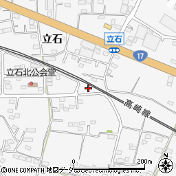 群馬県藤岡市立石1460周辺の地図