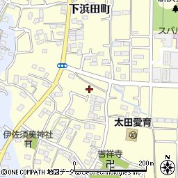 群馬県太田市下浜田町947-16周辺の地図