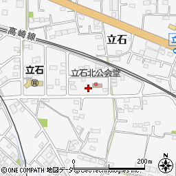 群馬県藤岡市立石1468周辺の地図